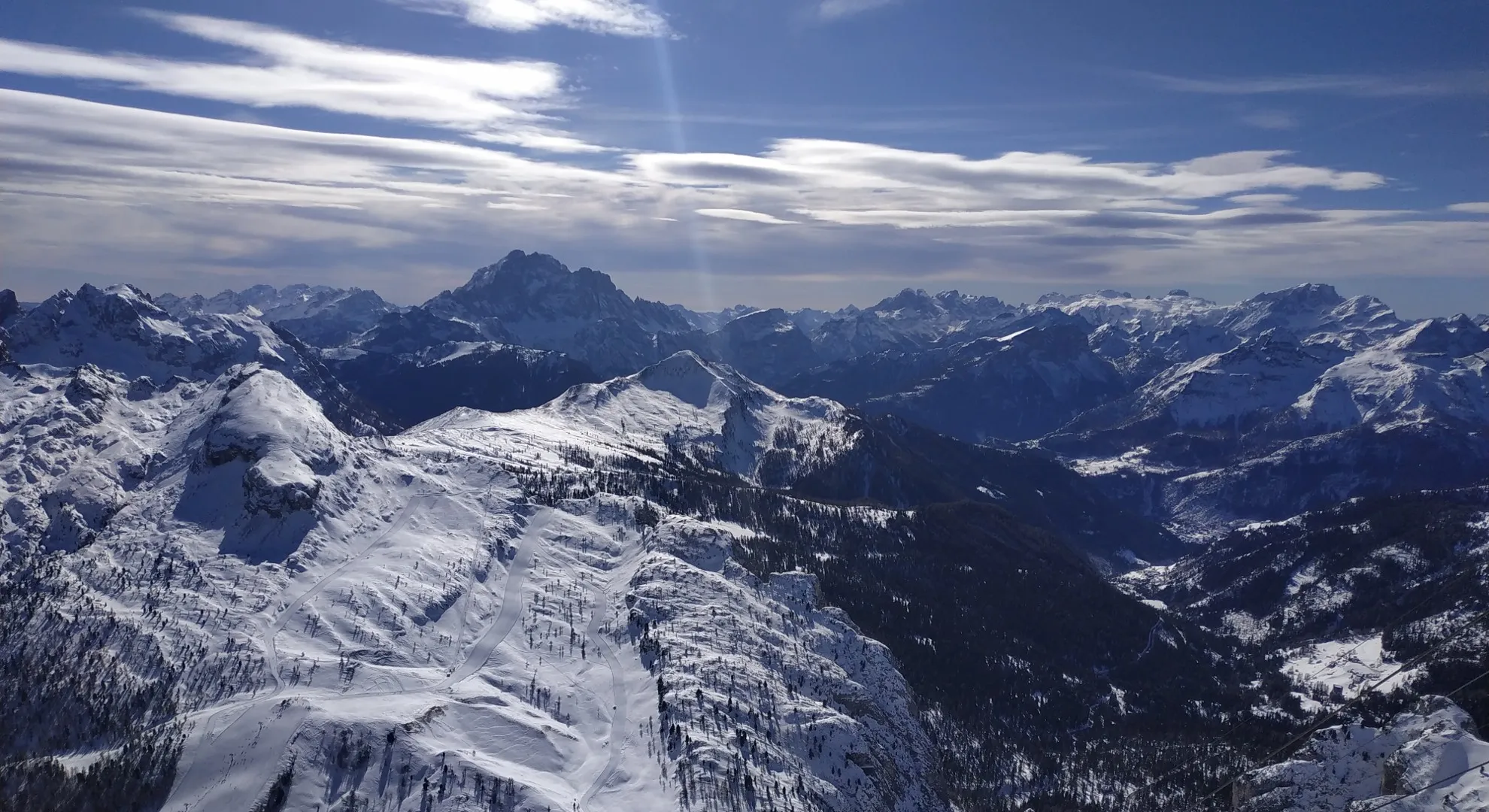 Paesaggio di Corvara in Alta Badia