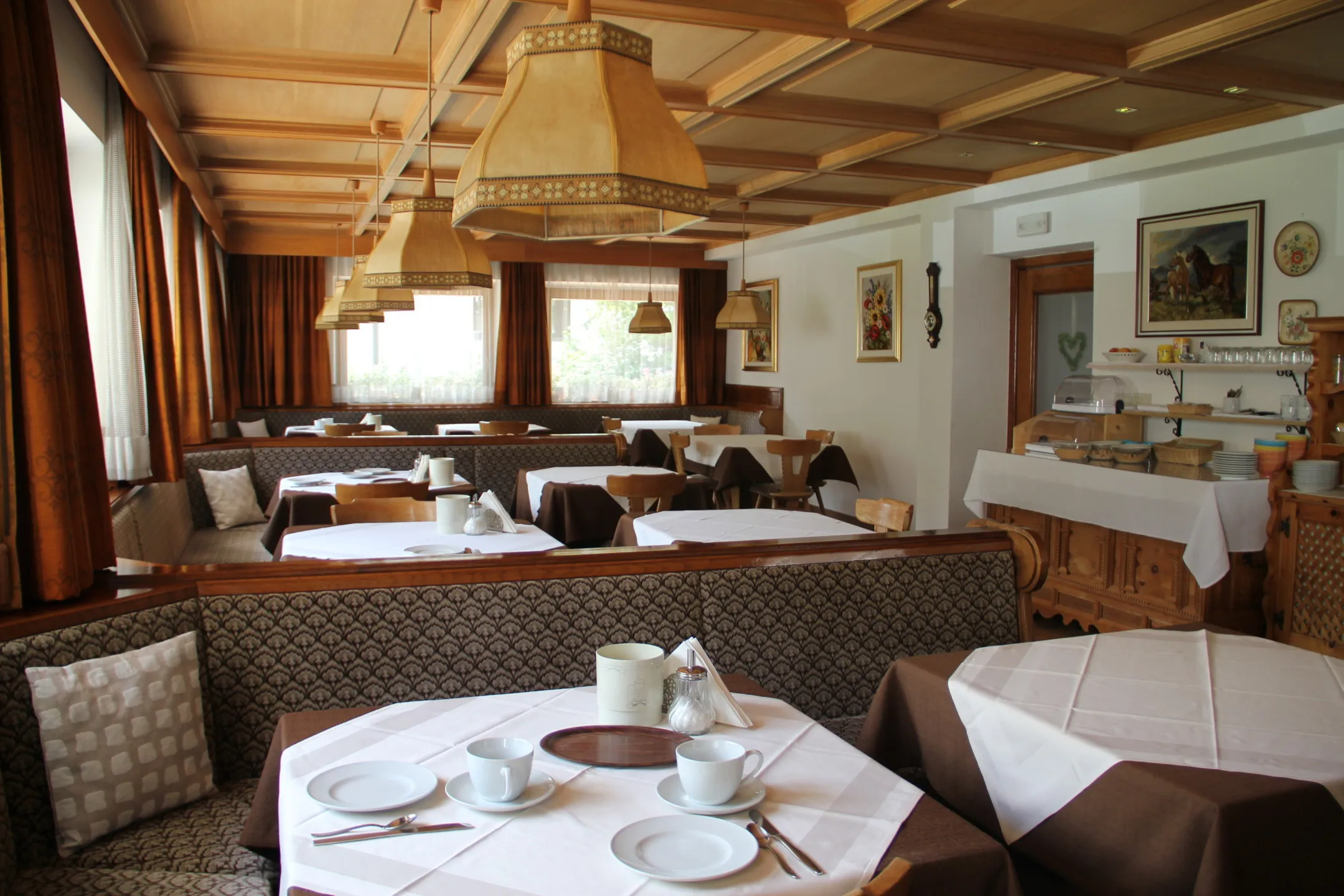 Esterno del Garni Villa Linda a Corvara